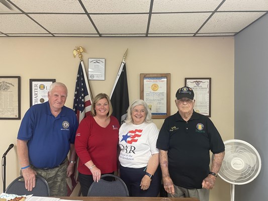 Honorary Partner Ceremony for KY VVA Chapter 1066 by the Rockcastle Chapter, NSDAR.