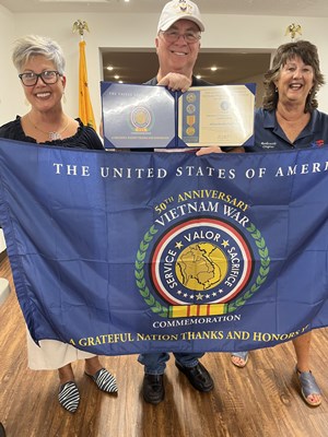 Honorary Partner Ceremony for KY VVA Chapter 868 by the Rockcastle Chapter, NSDAR.