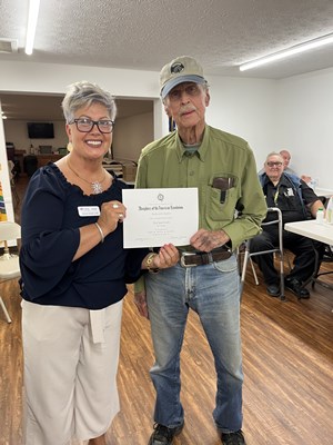 Honorary Partner Ceremony for KY VVA Chapter 868 by the Rockcastle Chapter, NSDAR.