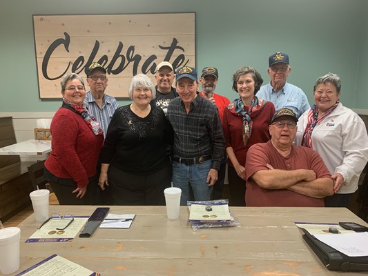 Honorary Partner ceremony for LA VVA Chapter 1058 by the Acadia Chapter NSDAR.