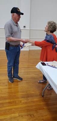 Honorary Partner ceremony for LA VVA Chapter 1138 by the Kisatchie Chapter NSDAR.