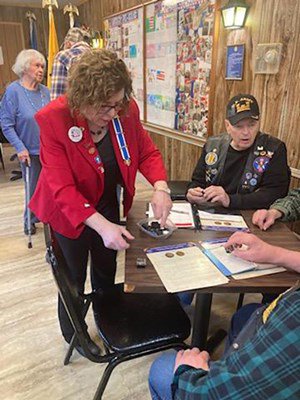 Ceremony for MI VVA Chapter 1047 by the Michilimacinac Chapter, NSDAR