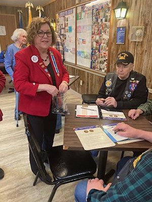 Ceremony for MI VVA Chapter 1047 by the Michilimacinac Chapter, NSDAR