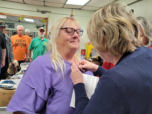 Ceremony for MI VVA Chapter 109 by the Sarah Treat Prudden Chapter, NSDAR.