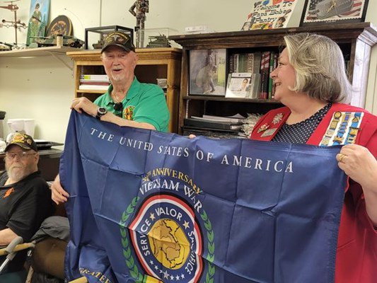 Ceremony for MI VVA Chapter 109 by the Sarah Treat Prudden Chapter, NSDAR.