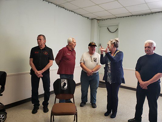 Ceremony for MI VVA Chapter 154 by the Alexander Macomb Chapter, NSDAR