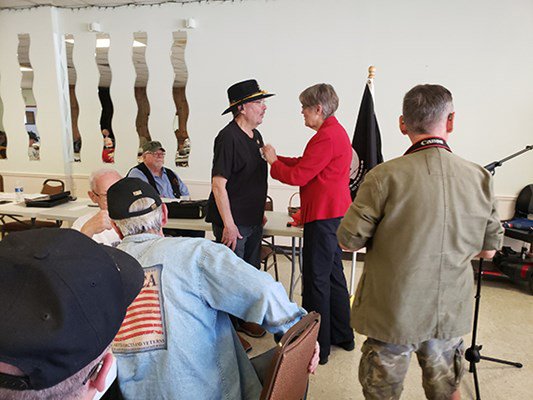 Ceremony for MI VVA Chapter 154 by the Alexander Macomb Chapter, NSDAR