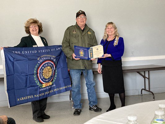 Ceremony for MI VVA Chapter 287 by the Nipissing Chapter, NSDAR