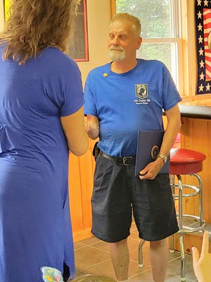 Ceremony for MI VVA Chapter 380 by the Lansing Chapter, NSDAR