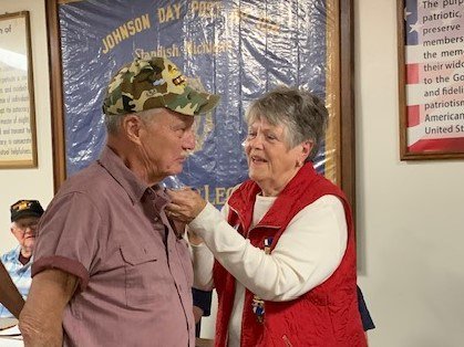 Ceremony for MI VVA Chapter 390 by the John Alden Chapter, NSDAR