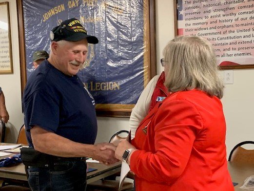 Ceremony for MI VVA Chapter 390 by the John Alden Chapter, NSDAR