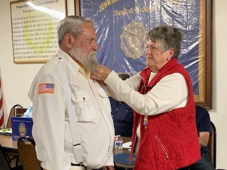 Ceremony for MI VVA Chapter 390 by the John Alden Chapter, NSDAR