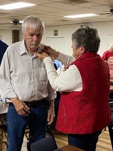 Ceremony for MI VVA Chapter 390 by the John Alden Chapter, NSDAR