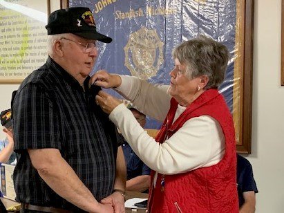 Ceremony for MI VVA Chapter 390 by the John Alden Chapter, NSDAR