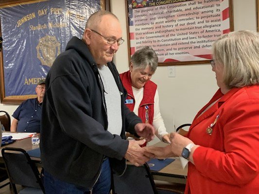 Ceremony for MI VVA Chapter 390 by the John Alden Chapter, NSDAR