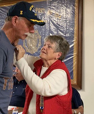 Ceremony for MI VVA Chapter 390 by the John Alden Chapter, NSDAR