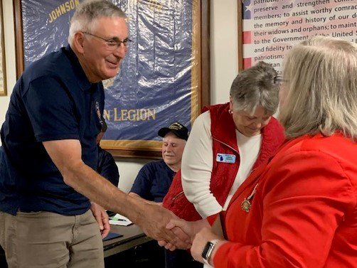 Ceremony for MI VVA Chapter 390 by the John Alden Chapter, NSDAR