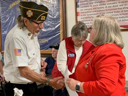 Ceremony for MI VVA Chapter 390 by the John Alden Chapter, NSDAR