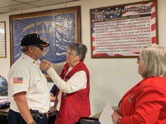 Ceremony for MI VVA Chapter 390 by the John Alden Chapter, NSDAR