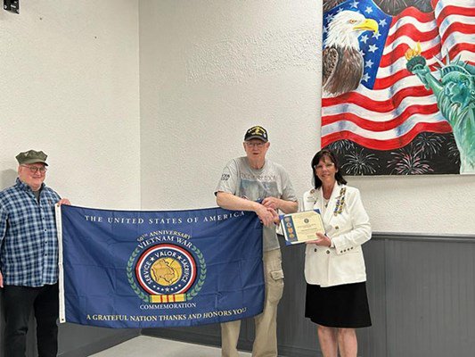 Ceremony for MI VVA Chapter 528 by the Sarah Ann Cochrane Chapter, NSDAR