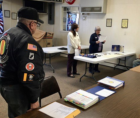 Ceremony for MI VVA Chapter 583 by the River Aux Sables Chapter, NSDAR