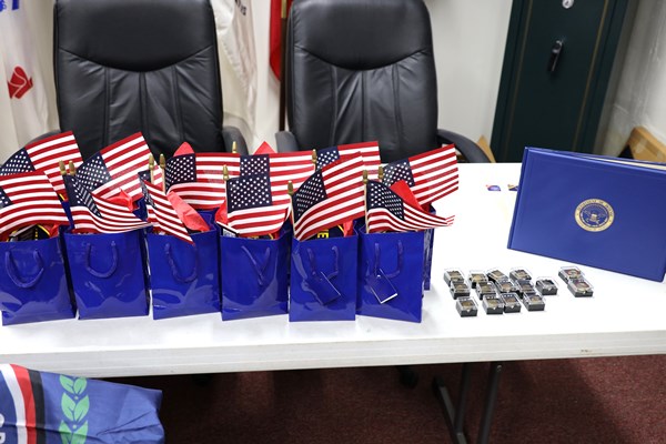 Ceremony for MI VVA Chapter 73 by the Elizabeth Schuyler Hamilton Chapter, NSDAR.