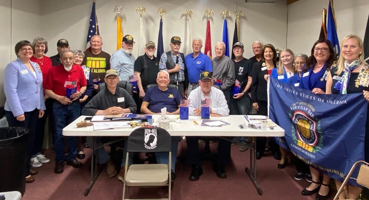 Ceremony for MI VVA Chapter 73 by the Elizabeth Schuyler Hamilton Chapter, NSDAR.