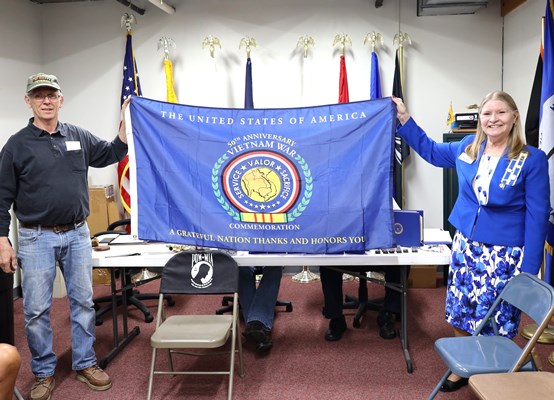 Ceremony for MI VVA Chapter 73 by the Elizabeth Schuyler Hamilton Chapter, NSDAR.