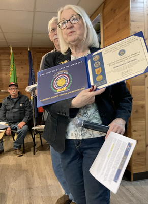 Ceremony for MI VVA State Council by the Nipissing Chapter, NSDAR