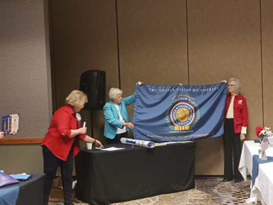 Honorary Partner ceremony for MT VVA Chapter 1087 by the MT Chief Ignace Chapter NSDAR.