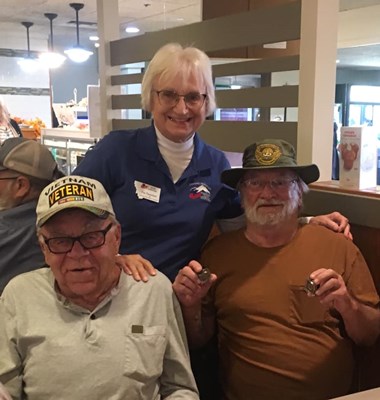 Honorary Partner ceremony for MT VVA Chapter 334 by the MT Shining Mountain Chapter NSDAR.