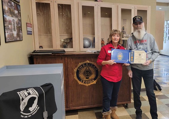 Honorary Partner ceremony for MT VVA Chapter 334 by the MT Oro Fino Chapter NSDAR.