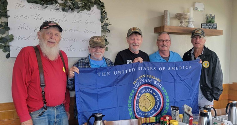 Honorary Partner ceremony for MT VVA Chapter 626 by the MT Oro Fino Chapter NSDAR.