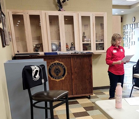 Honorary Partner ceremony for MT VVA State Council by the MT Oro Fino Chapter NSDAR.