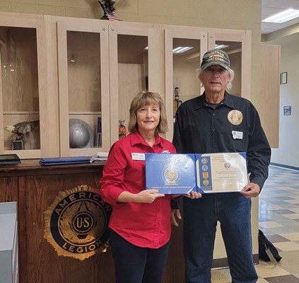 Honorary Partner ceremony for MT VVA State Council by the MT Oro Fino Chapter NSDAR.