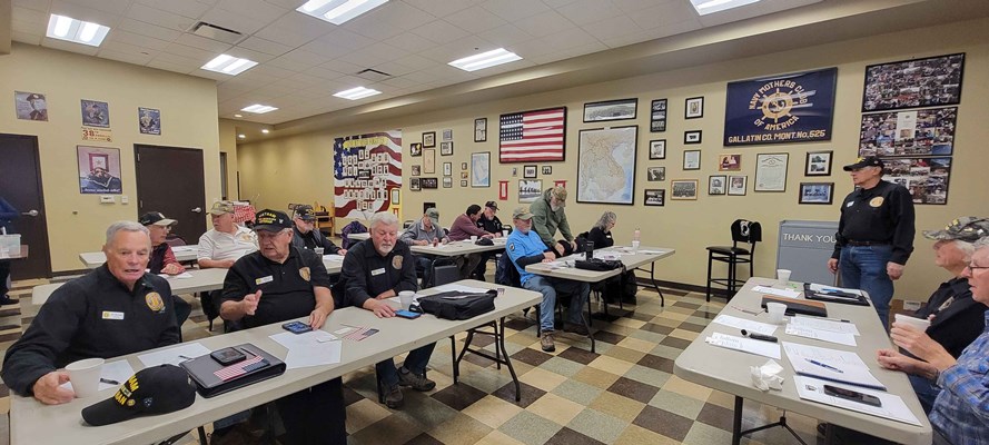 Honorary Partner ceremony for MT VVA State Council by the MT Oro Fino Chapter NSDAR.