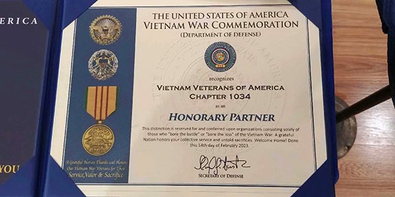 Ceremony for NH VVA Chapter 1034 by NH State Organization, NSDAR.