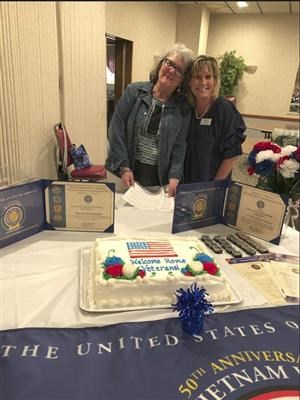 Honorary Partner ceremony for NJ VVA Chapter 12 by the NJ Middletown Chapter NSDAR.