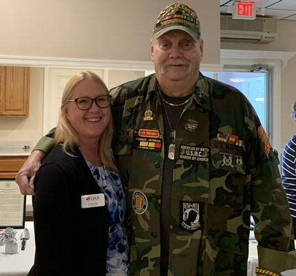 Honorary Partner ceremony for NJ VVA Chapter 721 by the NJ Middletown Chapter NSDAR.