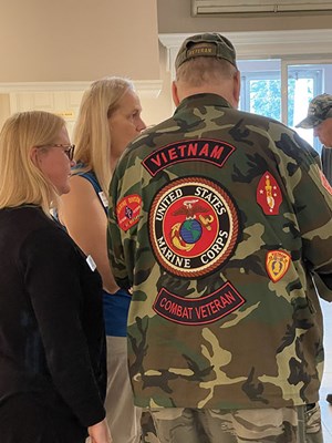 Honorary Partner ceremony for NJ VVA Chapter 721 by the NJ Middletown Chapter NSDAR.