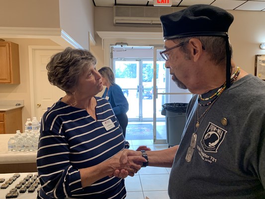 Honorary Partner ceremony for NJ VVA Chapter 721 by the NJ Middletown Chapter NSDAR.