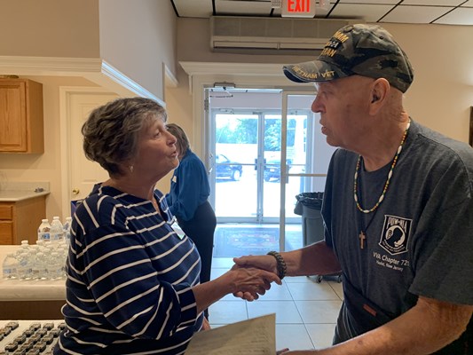 Honorary Partner ceremony for NJ VVA Chapter 721 by the NJ Middletown Chapter NSDAR.