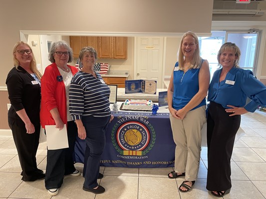 Honorary Partner ceremony for NJ VVA Chapter 721 by the NJ Middletown Chapter NSDAR.