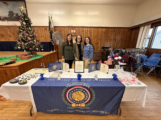 Ceremony for NJ VVA State Council by the NJ State Society &#38; Middletown Chapters NSDAR.