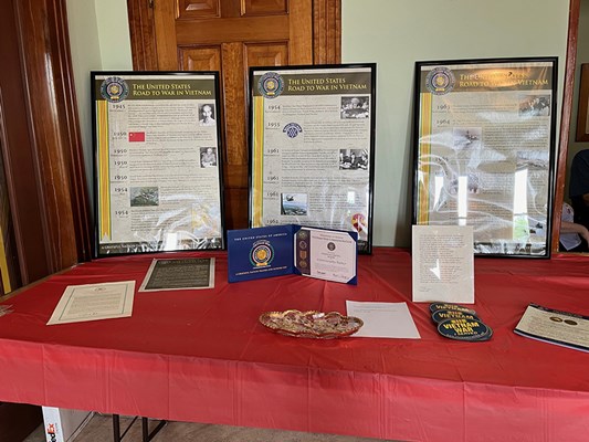 Honorary Partner ceremony for NY VVA Chapter 85 by the NY Oneonta and Otsego Chapters, NSDAR.