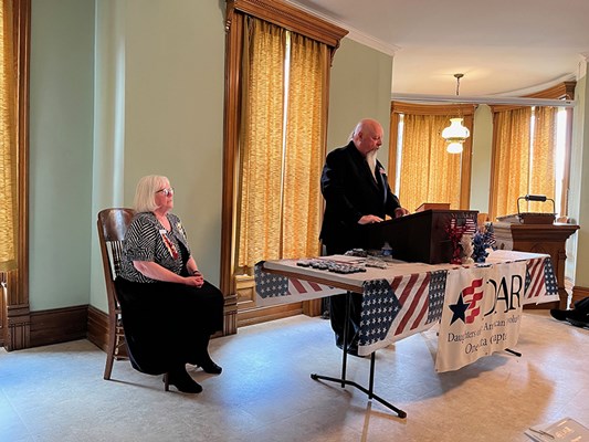 Honorary Partner ceremony for NY VVA Chapter 85 by the NY Oneonta and Otsego Chapters, NSDAR.