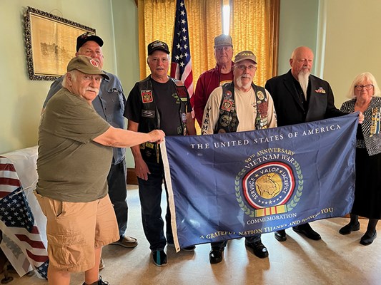 Honorary Partner ceremony for NY VVA Chapter 85 by the NY Oneonta and Otsego Chapters, NSDAR.
