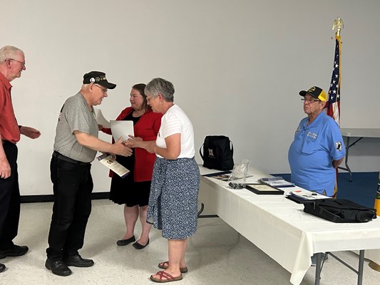 Ceremony for OH VVA Chapter 1045 by the Elizabeth Sherman Reese Chapter NSDAR