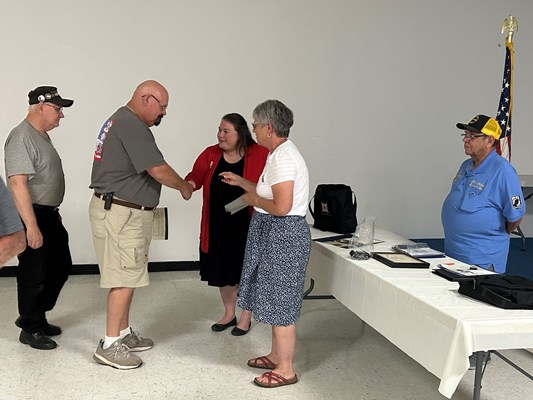 Ceremony for OH VVA Chapter 1045 by the Elizabeth Sherman Reese Chapter NSDAR