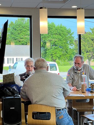 Ceremony for OH VVA Chapter 1095 by the Delaware City Chapter NSDAR